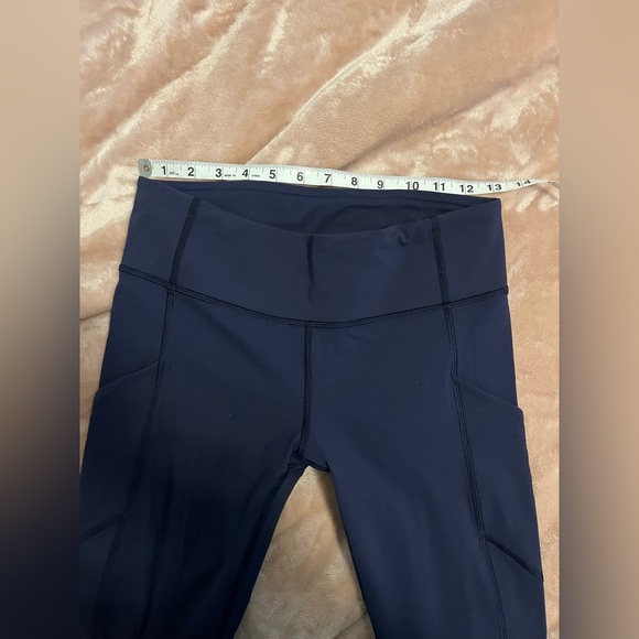 Lululemon Speed Tight Midnight Navy Pockets Luxtreme - Picture 9 of 14